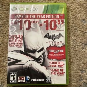 Xbox 360 Batman Video Game
